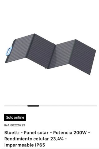 Estación de Energía Solar Bluetti AC200P