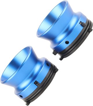 TOPIKY 2 Adaptadores Buje NAB 10'' Aluminio Azul