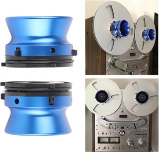 TOPIKY 2 Adaptadores Buje NAB 10'' Aluminio Azul