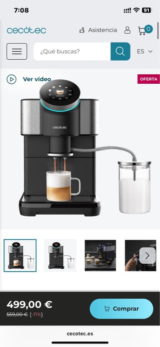 Cafetera Cecotec Nueva