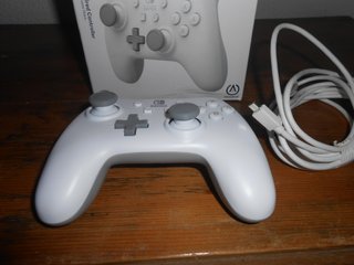 Mando PowerA Switch Blanco + Cable USB