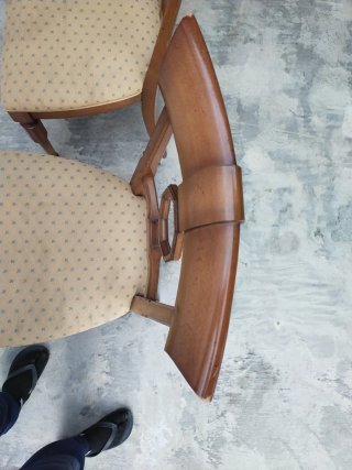 Conjunto de 6 sillas de comedor de madera