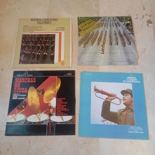 LPs Discos Marchas Militares. Lote de 10 por 20€