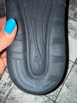 Chanclas Fila Azul y Blanco Talla M