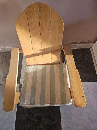 Silla de madera Zara Home mecedora