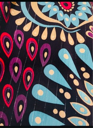 Vestido largo boho multicolor
