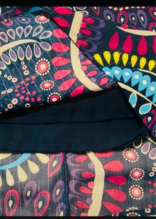 Vestido largo boho multicolor