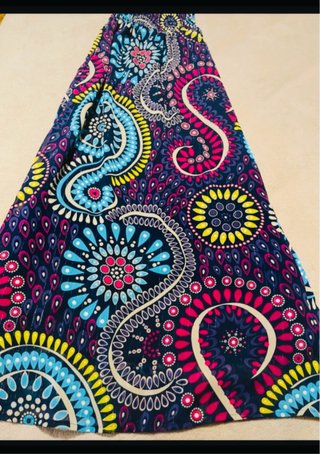 Vestido largo boho multicolor