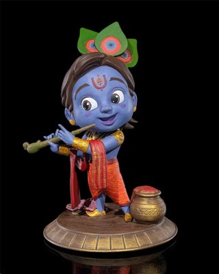 Figura Krishna Resina