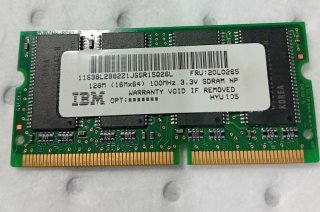 Memoria RAM IBM 128MB 100MHz SO-DIMM