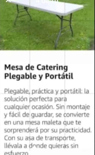 Mesa Plegable Tipo Maleta ( Sin Estrenar)