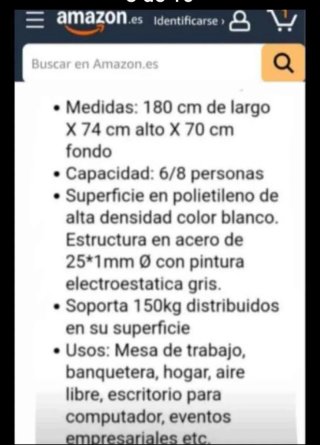 Mesa Plegable Tipo Maleta ( Sin Estrenar)