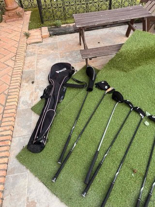 Medio juego palos de golf grafito decathlon