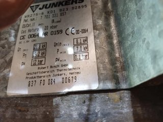 Calentador Junkers 275-6 KD1 B23 Gas Natural