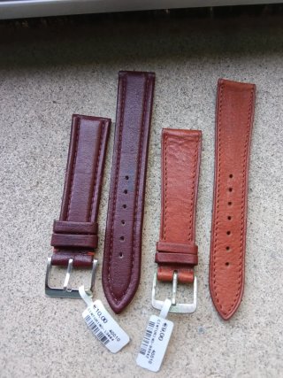 Set  cinturini orologio pelle vintage