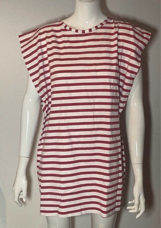 Vestido Zara Rayas Talla M