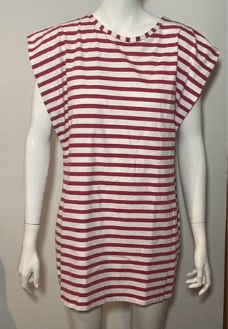 Vestido Zara Rayas Talla M