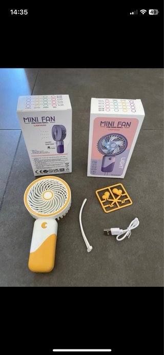 Mini ventilatori portatili colorati