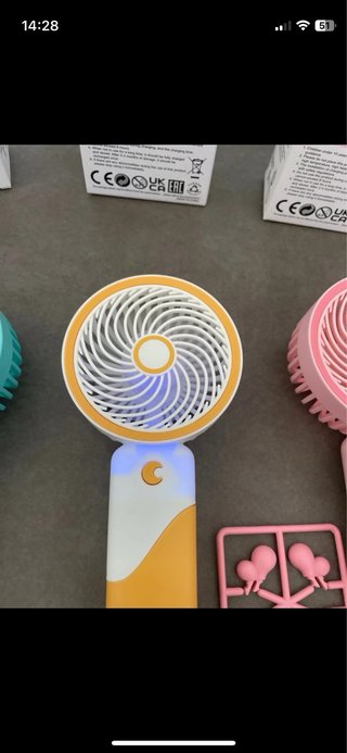 Mini ventilatori portatili colorati
