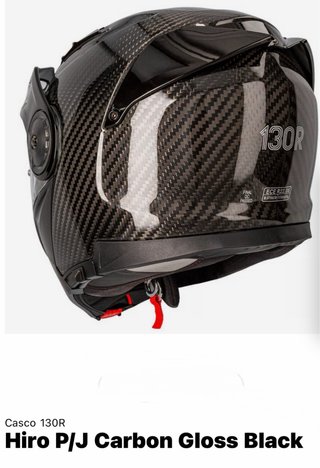 Casco Enduro 130R Carbon Gloss Black