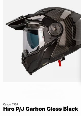 Casco Enduro 130R Carbon Gloss Black