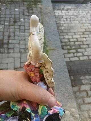 Statua ballerina flamenco porcellana