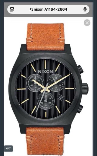 Reloj Nixon Time Teller Negro y Marrón