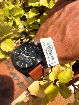 Reloj Nixon Time Teller Negro y Marrón
