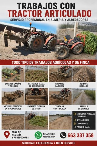 Tractor Articulado: tractorista