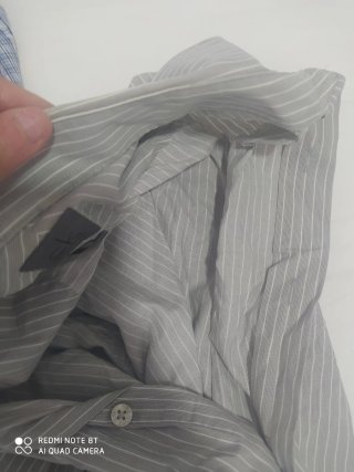 camisa de cuadros azules y gris Tommy Hilfiger lee