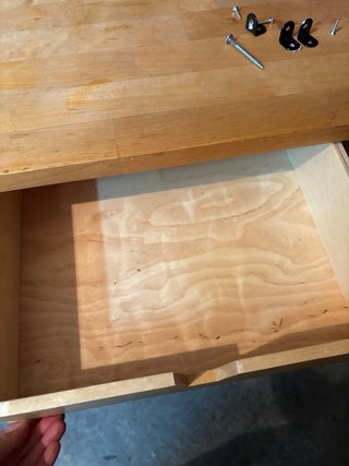 Carrito auxiliar Cocina IKEA FÖRHÖJA Madera Abedul