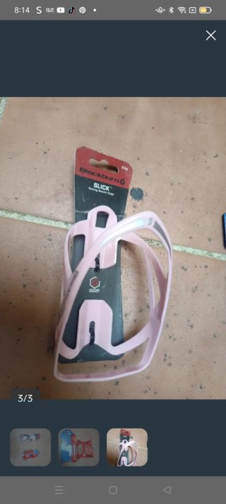 Porta bidón Blackburn Slick rosa
