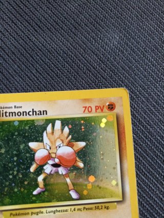 Hitmonchan Base Set Holo Carta Pokémon