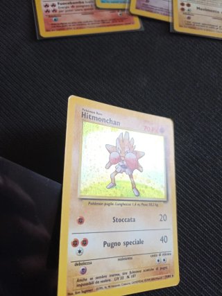 Hitmonchan Base Set Holo Carta Pokémon