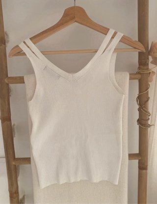 Camiseta de tirantes blanca