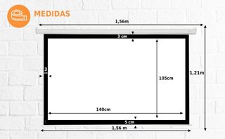 Pantalla Proyector 72 4K Full HD 3D Ready