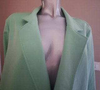 Giacca donna verde taglia unica