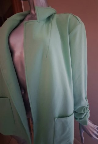 Giacca donna verde taglia unica