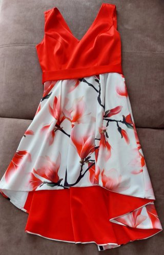 Vestido fiesta estampado floral