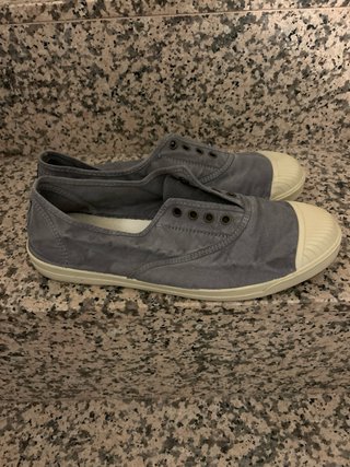 Zapatillas Natural World Gris y Blanco