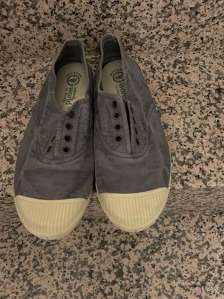 Zapatillas Natural World Gris y Blanco