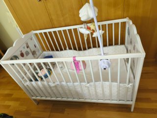 Cuna blanca 120x60