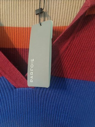 Vestido de punto Parfois rayas
