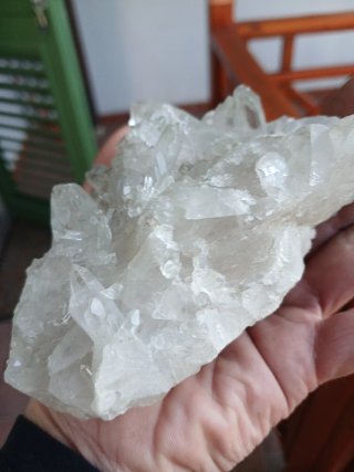 Drusa di cristallo grezzo