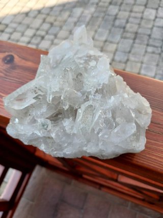 Drusa di cristallo grezzo