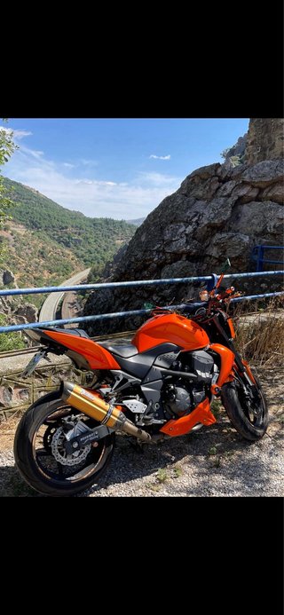 Kawasaki Z750 Naranja