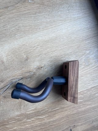 Soporte Guitarra Pared Nogal