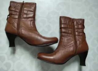 Botines Roger Milton Piel Marrón Talla 39