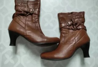Botines Roger Milton Piel Marrón Talla 39