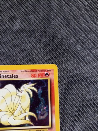 Ninetales Base Set Holo Pokémon Carta
